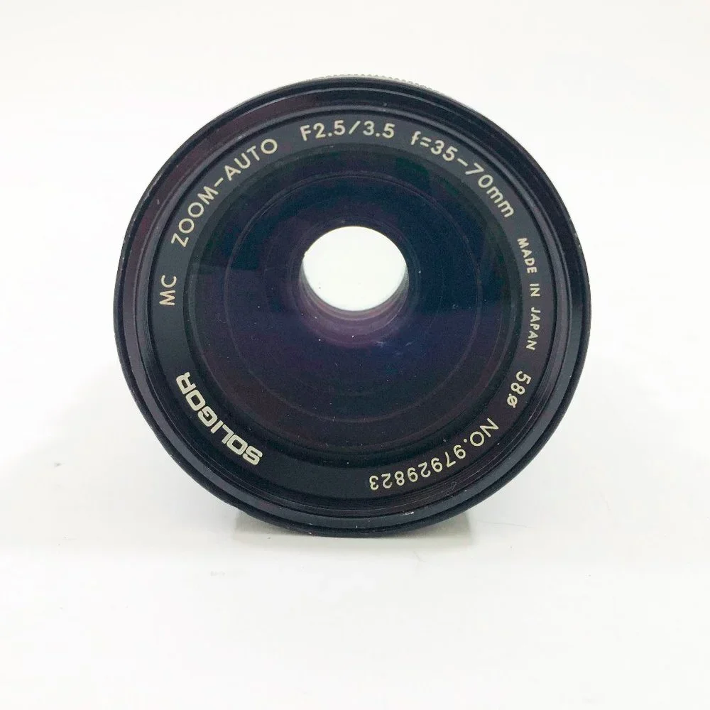 Soligor MC Zoom-Auto 35-70mm f2.5-3.5 Yashica Contax For Parts AS IS